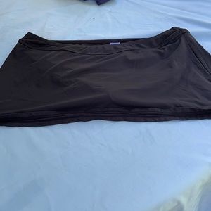 Black skirt separate bottom